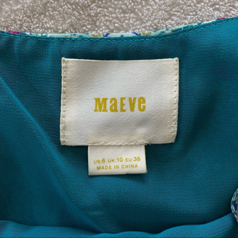 Anthropologie Maeve Meret Silk Tunic Top - Picture 5 of 11